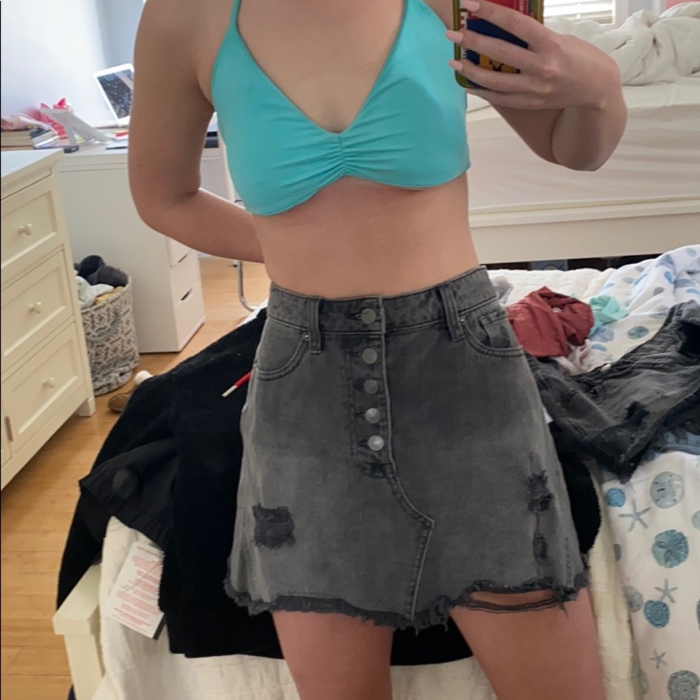 Free People Denim Skirt